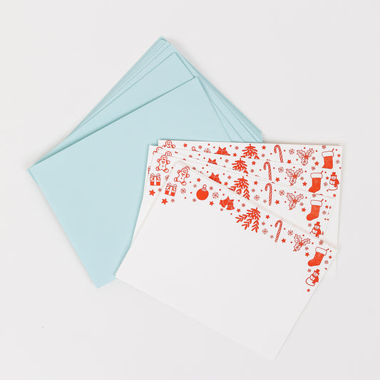 Note Card Pack: Merry & Bright Holiday